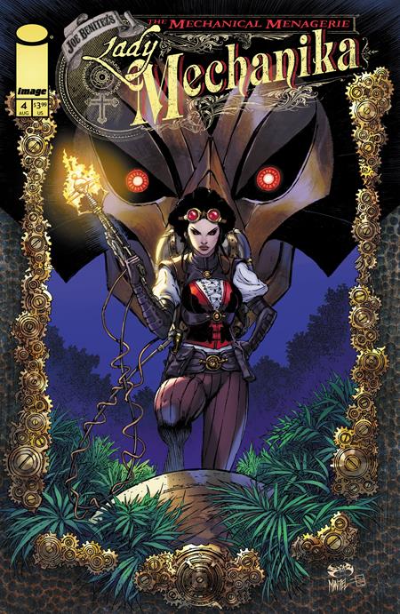 Lady Mechanika: The Mechanical Menagerie #4 (Of 4) Cvr C Inc 1:10 Joe Benitez & Martin Montiel B&W Var - Cover