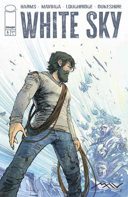 White Sky #6 Cvr D Eliza Ivanova B&W Var (MR) - Cover