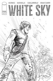 WHITE SKY #6 CVR C JP MAVINGA B&W VAR (MR)- Cover