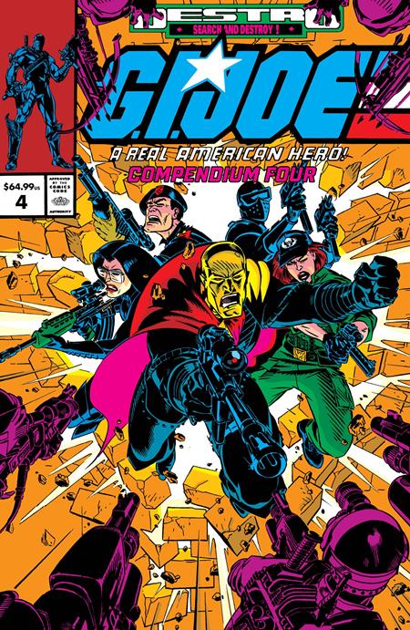 GI Joe A Real American Hero Compendium Vol. 4 Direct Market Exclusive Michael Golden Cover TP - Cover