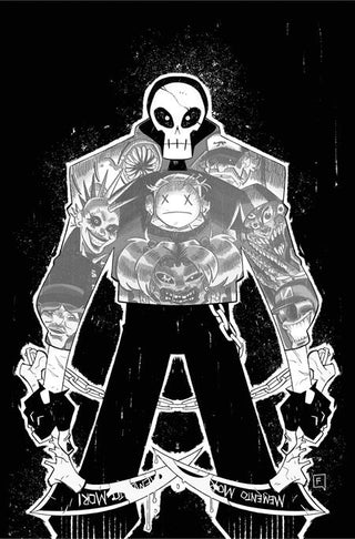 Dead Head Vol. 1 5-Copy Bruno Ferrante Unlock Virgin B&W UV Spot Gloss Variant TP (MR)