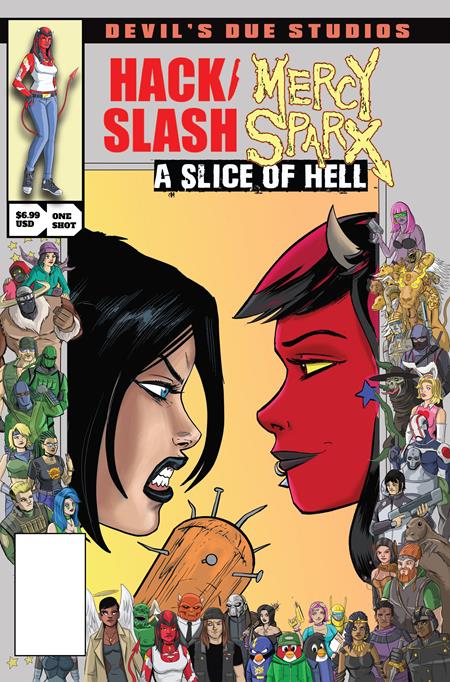 Devils Due Presents Hack/Slash Mercy Sparx #1 One-Shot Cover B Tim Seeley Josh Blaylock Homage Variant (MR) - Cover