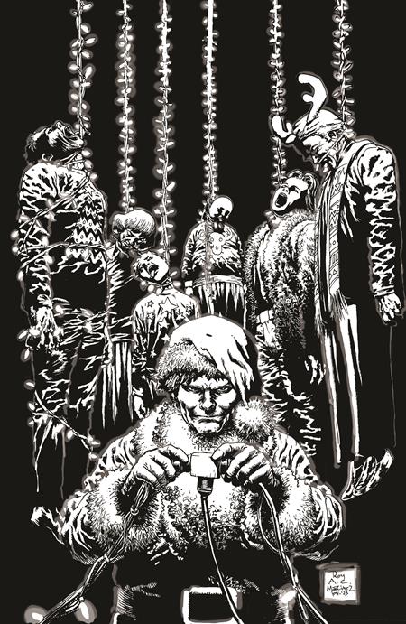 Silent Night Deadly Night Dark Winter #2 (Of 2) Cvr E Roy Allan Martinez B&W Limited Edition Var (MR) - Cover