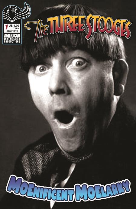 Three Stooges Magnificent Moelarky #1 Cvr C B&W Photo Var - Cover