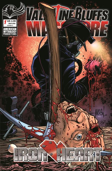 Valentine Bluffs Massacre Iron Heart #1 (Of 2) Cvr C Andrew Mangum Var (MR) - Cover
