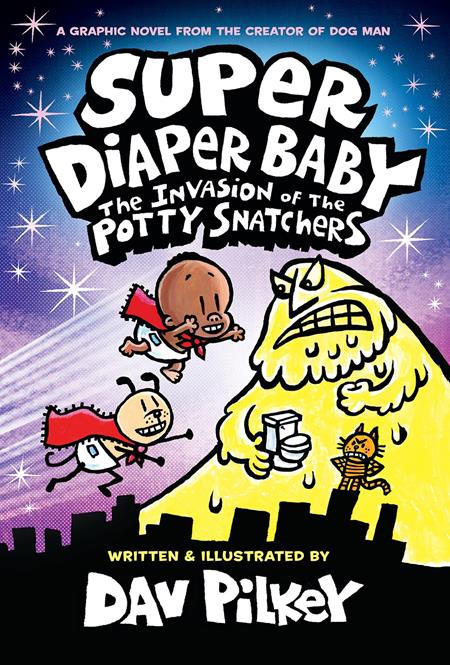 Super Diaper Baby Color Edition HC Vol. 02 The Invasion of the Potty Snatchers - Cover