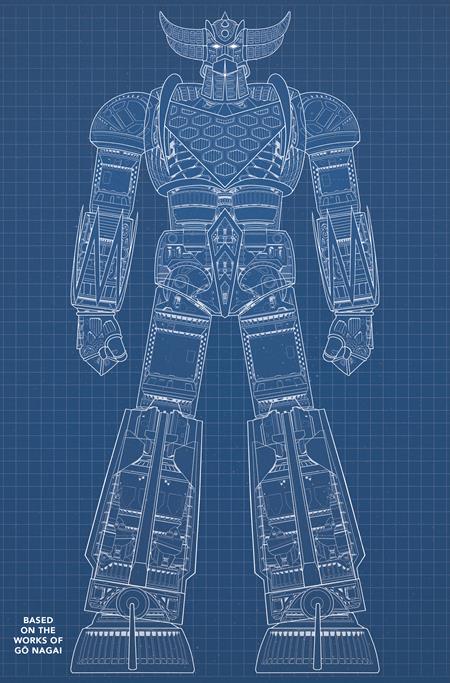 UFO Robot Grendizer #1 (Of 4) Cvr E Blueprint Denis Bajram & Brice Cossu Var - Cover