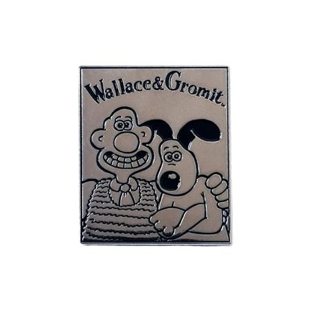 Wallace & Gromit Celebration Enamel Pin Badge - Cover