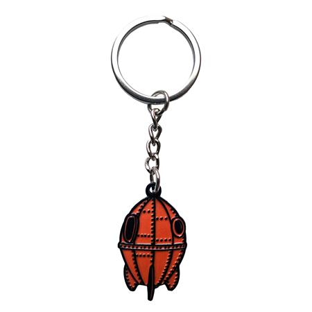 Wallace & Gromit Rocket Enamel Keychain - Cover