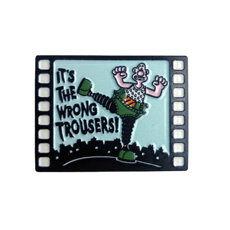 Wallace & Gromit Wallace Enamel Pin Badge - Cover