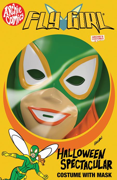 ARCHIES HALLOWEEN SPECTACULAR (ONE SHOT) CVR C BILL GALVAN FLY-GIRL MASK VAR — Cover