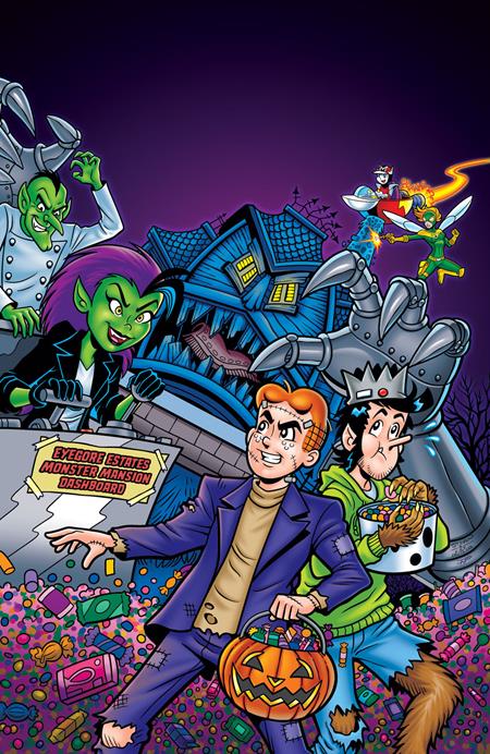 ARCHIES HALLOWEEN SPECTACULAR (ONE SHOT) CVR D STEVEN BUTLER LILY BUTLER FOIL FULL ART VAR — Cover
