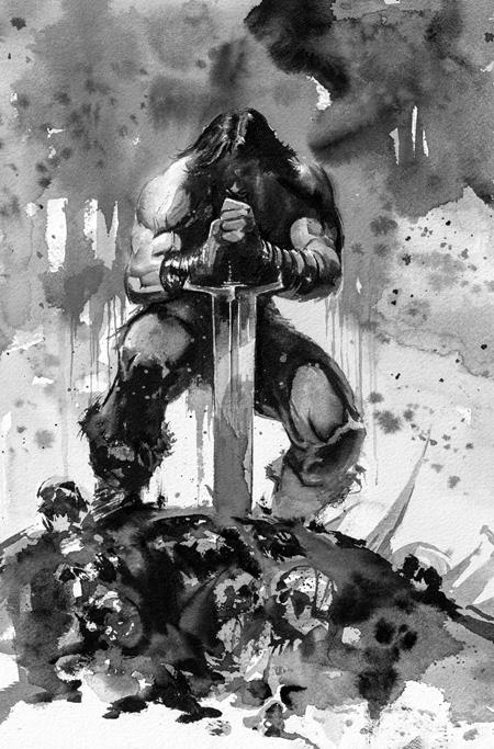 CIMMERIAN XUTHAL OF THE DUSK #3 (OF 3) CVR E INC 1:50 ITO B&W VIRGIN VAR (MR) — Cover