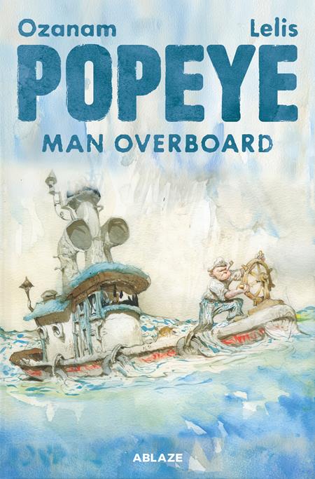 POPEYE HC MAN OVERBOARD (MR) — Cover