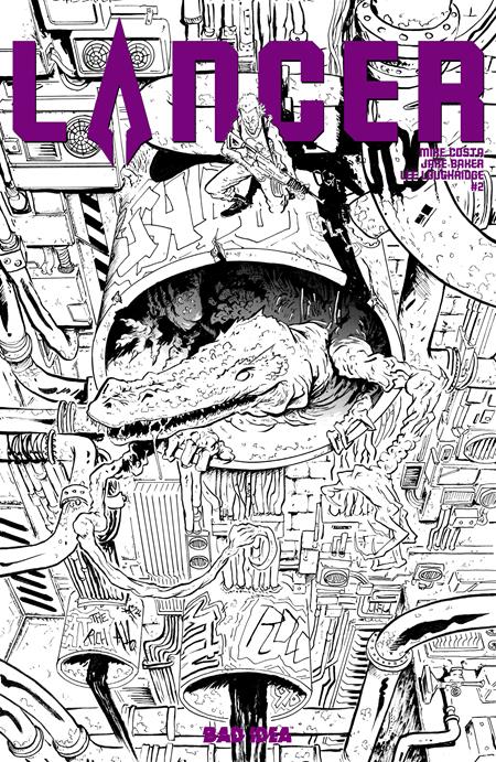 LANCER #2 (OF 4) CVR D INC 1:20 JAKE BAKER B&W VAR — Cover