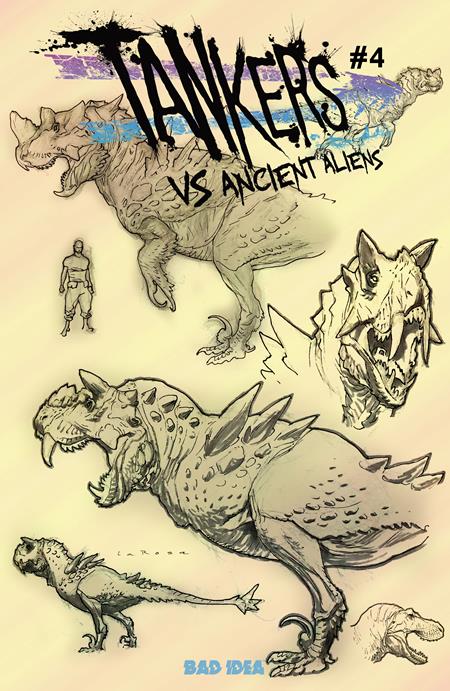 TANKERS VS ANCIENT ALIENS #4 (OF 4) CVR D INC 1:20 LEWIS LAROSA DESIGN VAR — Cover
