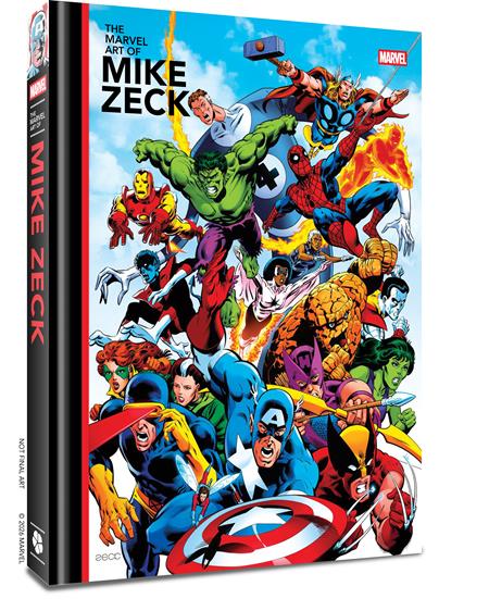 MARVEL ART OF MIKE ZECK HC DIRECT MARKET EXCLUSIVE — Cover