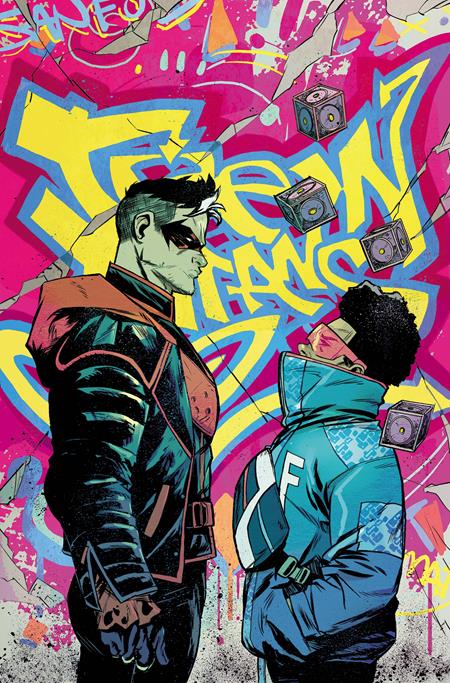 TEEN TITANS #1 CVR G INC 1:25 SANFORD GREENE CARD STOCK VAR — Cover