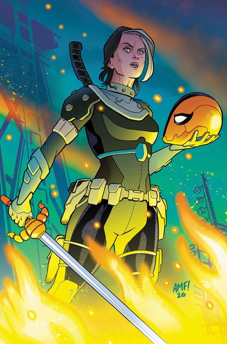 DEATHSTROKE THE TERMINATOR #7 CVR C TONY FLEECS CARD STOCK VAR — Cover