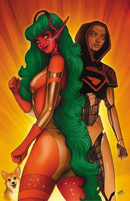 JUSTICE LEAGUE UNLIMITED #23 CVR C NATHAN SZERDY CARD STOCK VAR — Cover