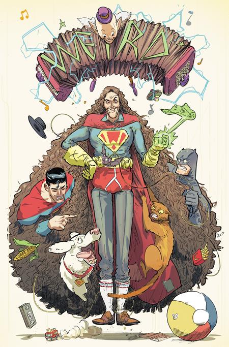 BATMAN SUPERMAN WEIRD AL WORLDS WEIRDEST #1 (ONE SHOT) CVR C RILEY ROSSMO CARD STOCK VAR — Cover