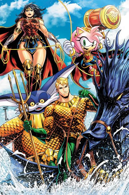 DC X SONIC THE HEDGEHOG METAL LEGION #5 (OF 5) CVR C SERG ACUNA CARD STOCK VAR — Cover
