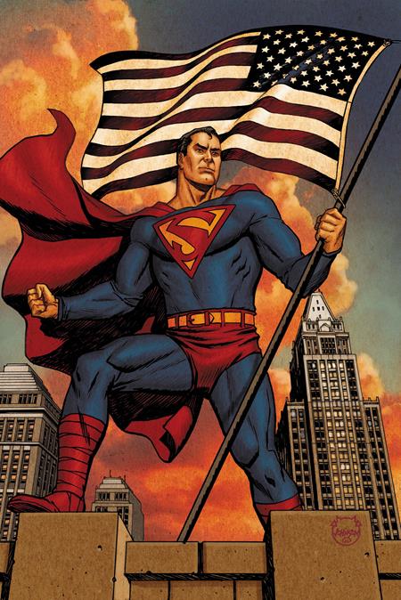SUPERMAN THE STRANGER #1 (OF 6) CVR B DAVE JOHNSON CARD STOCK VAR (MR) — Cover