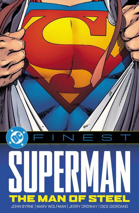 DC FINEST SUPERMAN THE MAN OF STEEL TP — Cover