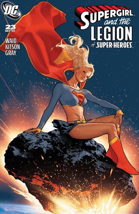DF SUPERGIRL AND THE LEGION OF SUPERHEROES #23 FACSIMILE EDITION ADAM HUGHES FOIL VARIANT CGC GRADED — Cover