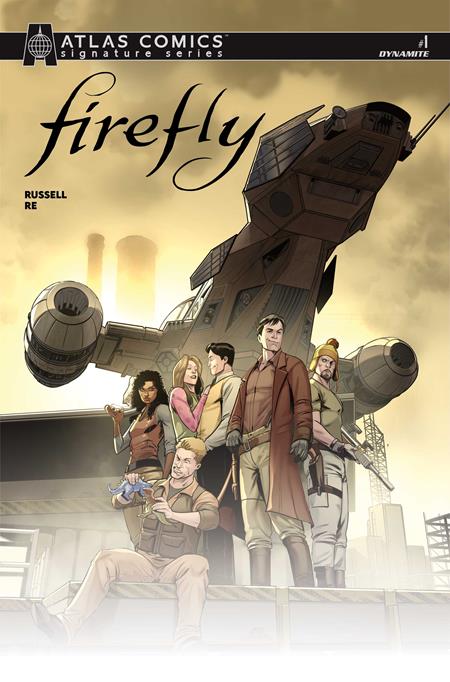 FIREFLY #1 CVR J ROBERT QUINN ATLAS EDITION SIGNED BY MARK RUSSELL — Cover