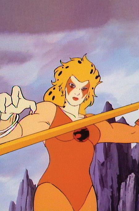 THUNDERCATS CHEETARA #1 CVR K INC 1:10 ANIMATION ART VIRGIN VAR — Cover
