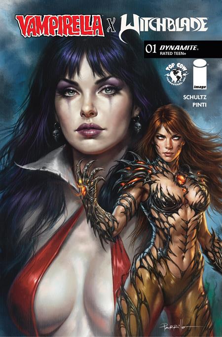 VAMPIRELLA X WITCHBLADE SPECIAL #1 (ONE SHOT) CVR B LUCIO PARRILLO VAR — Cover