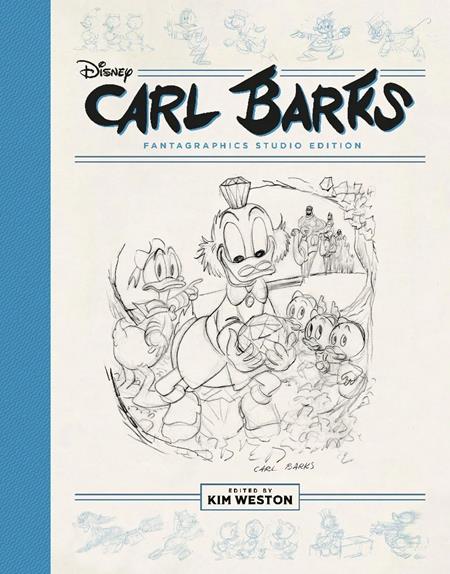 CARL BARKS PENCILS AND STORYBOARDS HC KING SCROOGE THE FIRST AND OTHER STORIES THE FANTAGRAPHICS STUDIO EDITION — Cover