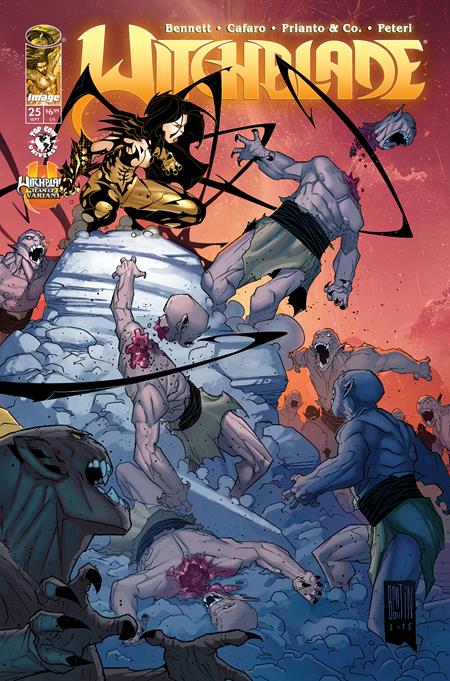 WITCHBLADE #25 CVR C PAT BOUTIN & STEVE FIRCHOW CONNECTING WITCHBLADE TEAM UP VAR — Cover
