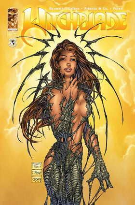 WITCHBLADE #25 CVR D INC 1:50 MICHAEL TURNER & DTRON SPOT FOIL VAR