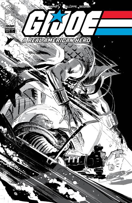 GI JOE A REAL AMERICAN HERO #332 CVR B LEE WEEKS B&W VAR — Cover