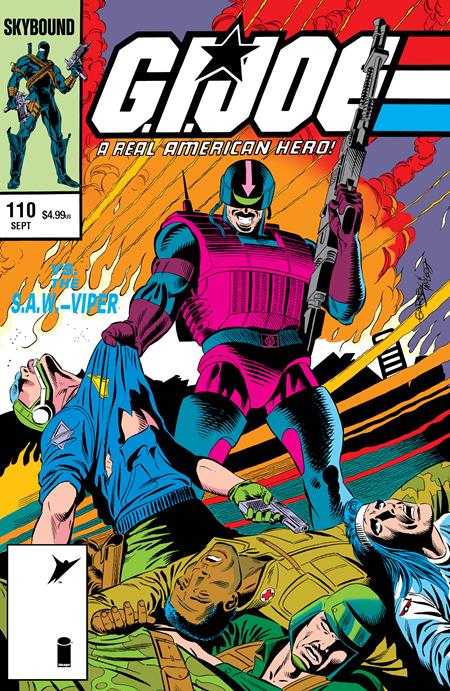 GI JOE A REAL AMERICAN HERO #110 HAMA FILES EDITION CVR C RON GARNEY & BOB MCLEOD FOIL VAR — Cover