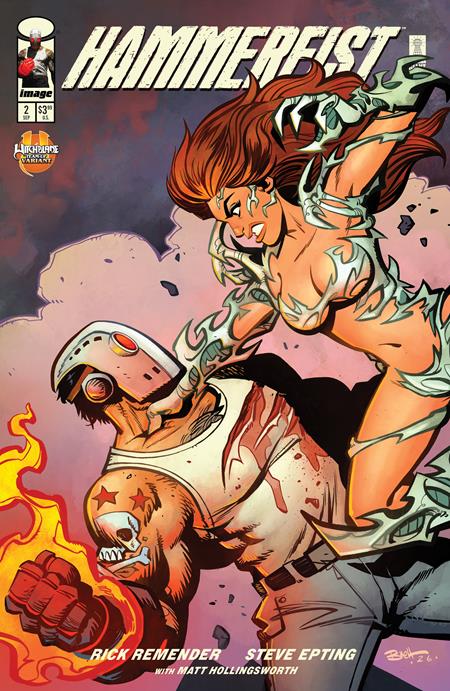HAMMERFIST #2 CVR C BRETT PARSON WITCHBLADE TEAM UP VAR (MR) — Cover
