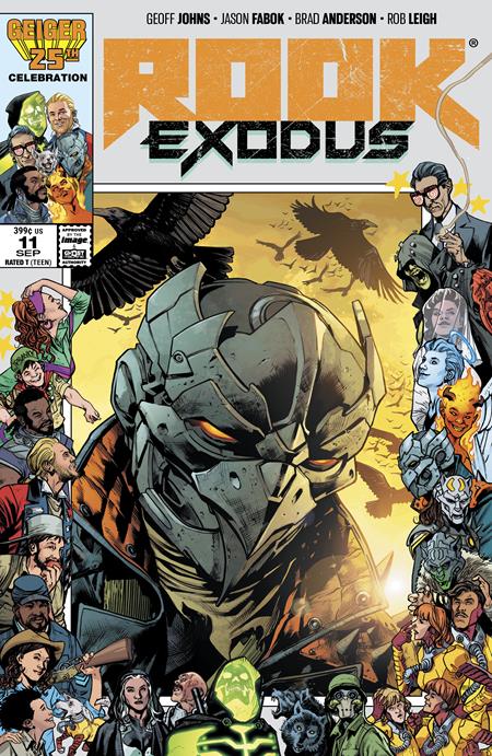 ROOK EXODUS #11 CVR D BRYAN HITCH & BRAD ANDERSON GEIGER #25 ANNIVERSARY VAR — Cover