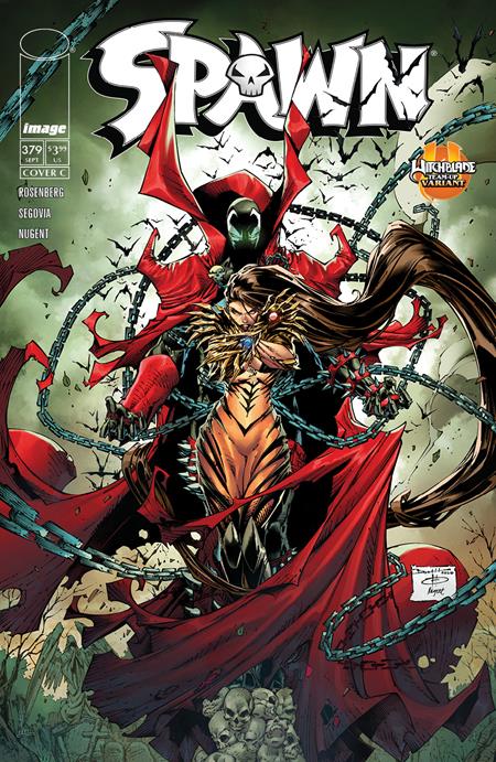 SPAWN #379 CVR C BRETT BOOTH WITCHBLADE TEAM UP VAR- Cover