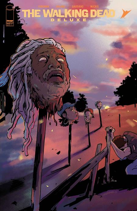 WALKING DEAD DELUXE #144 CVR C LIANA KANGAS CONNECTING COVER VAR (MR) — Cover