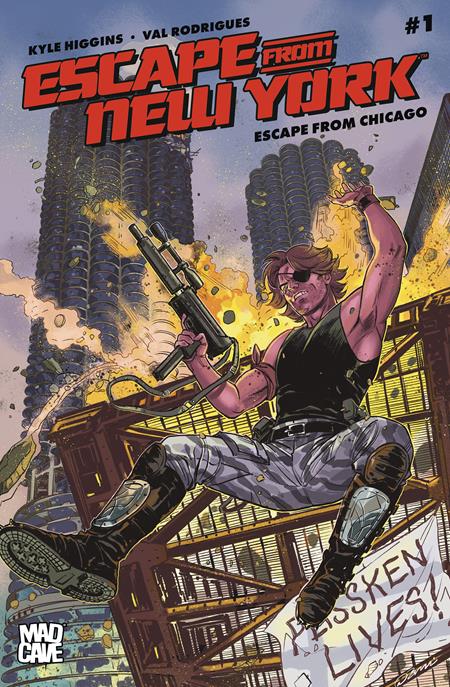 ESCAPE FROM NEW YORK ESCAPE FROM CHICAGO #1 CVR B DANICA BRINE VAR — Cover