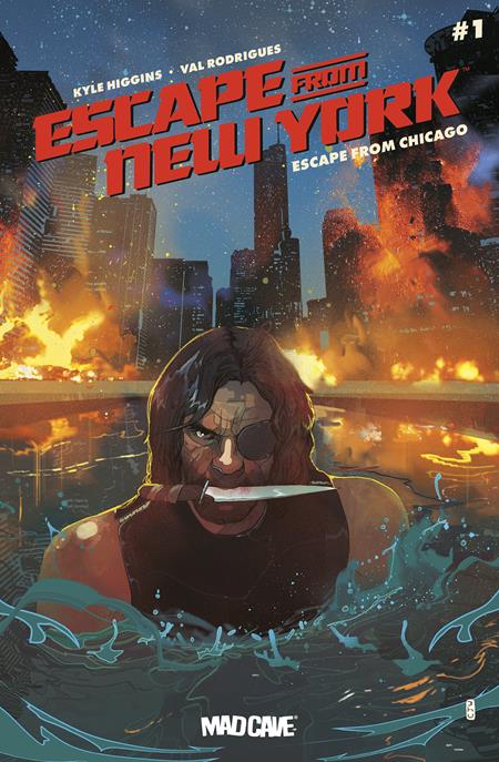 ESCAPE FROM NEW YORK ESCAPE FROM CHICAGO #1 CVR D CHRISTIAN WARD VAR — Cover