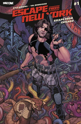ESCAPE FROM NEW YORK ESCAPE FROM CHICAGO #1 CVR H INC 1:20 NICK BRADSHAW JIM CHARALAMPIDIS CARD STOCKVAR