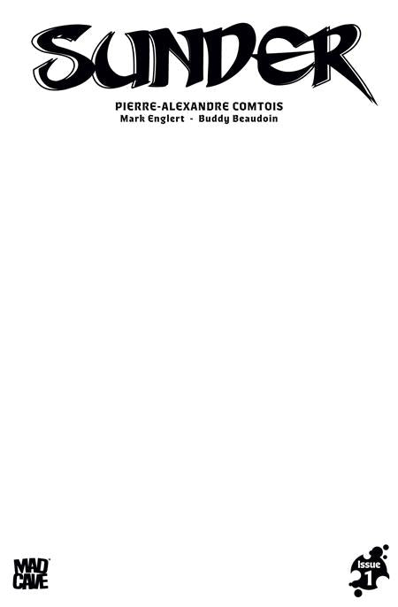 SUNDER #1 CVR E BLANK SKETCH VAR — Cover