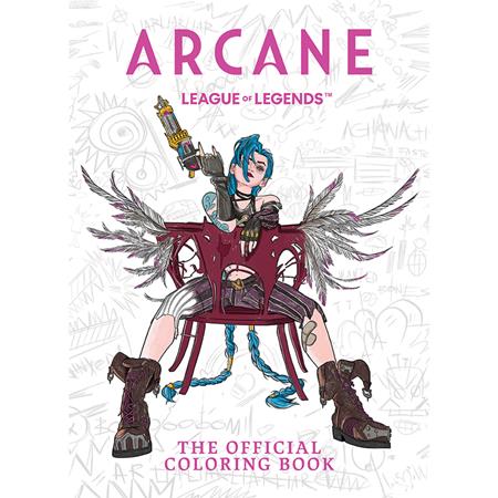 ARCANE TP THE OFFICIAL COLORING BOOK — Cover