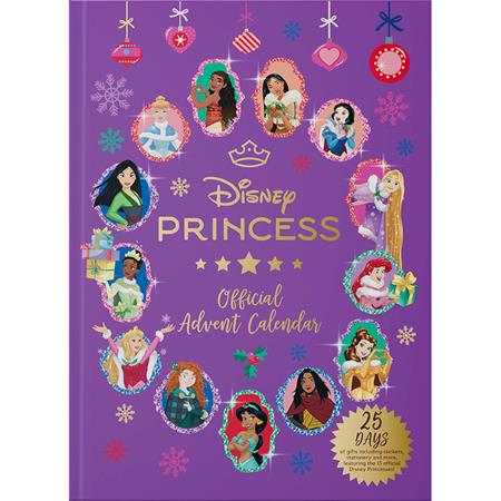 DISNEY PRINCESS THE OFFICIAL ADVENT CALENDAR — Cover