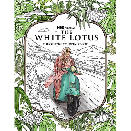 HBO ORIGINAL SERIES THE WHITE LOTUS TP THE OFFICIAL COLORING BOOK — Cover