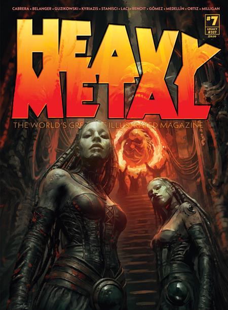 HEAVY METAL MAGAZINE #7 CVR A CARLOS CABRERA — Cover