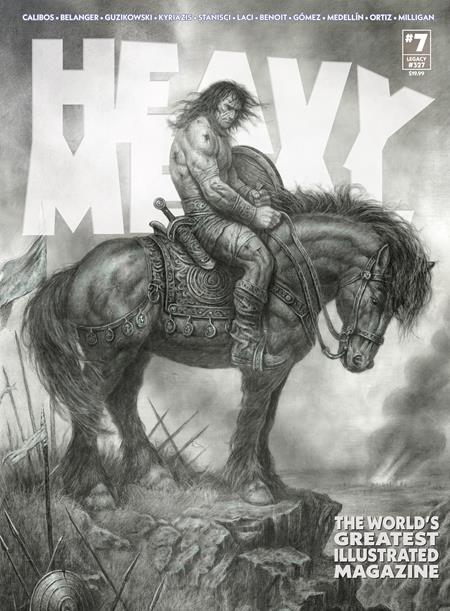 HEAVY METAL MAGAZINE #7 CVR B CALIBOS VAR — Cover